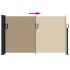 Toldo lateral retráctil gris taupe 117x300