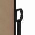 Toldo lateral retráctil gris taupe 117x300