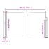 Toldo lateral retráctil verde oscuro 100x300