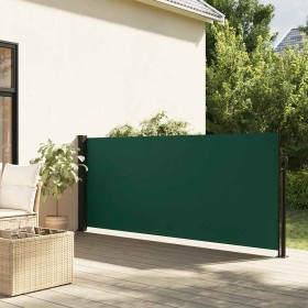 Toldo lateral retráctil verde oscuro 140x300