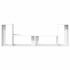 Muebles para TV 2 uds madera de ingeniería blanco 75x30x50