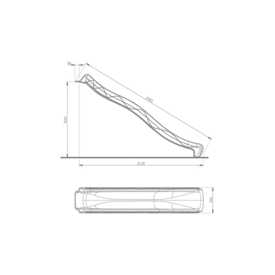 Rampa Tobogán 1,50 m Varios Coloores