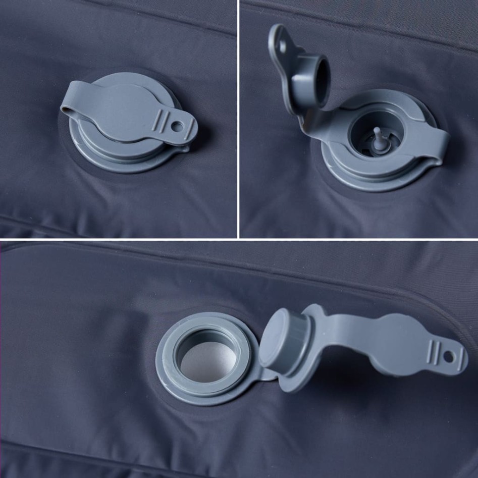 Colchón de camping autoinflable con con almohada 1 persona