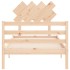 Estructura de cama con cabecero madera
