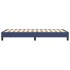 Estructura de cama sin colchón tela azul 80x200