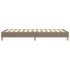 Estructura de cama sin colchón tela taupe 90x200