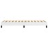 Estructura de cama sin colchón cuero sintético blanco 90x200