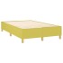Estructura de cama sin colchón tela verde 120x200