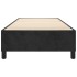 Estructura de cama sin colchón terciopelo negro 90x200