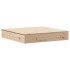 Arenero con tapa madera maciza de pino 111x111x19,5