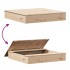 Arenero con tapa madera maciza de pino 111x111x19,5