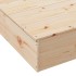 Arenero con tapa madera maciza de pino 111x111x19,5