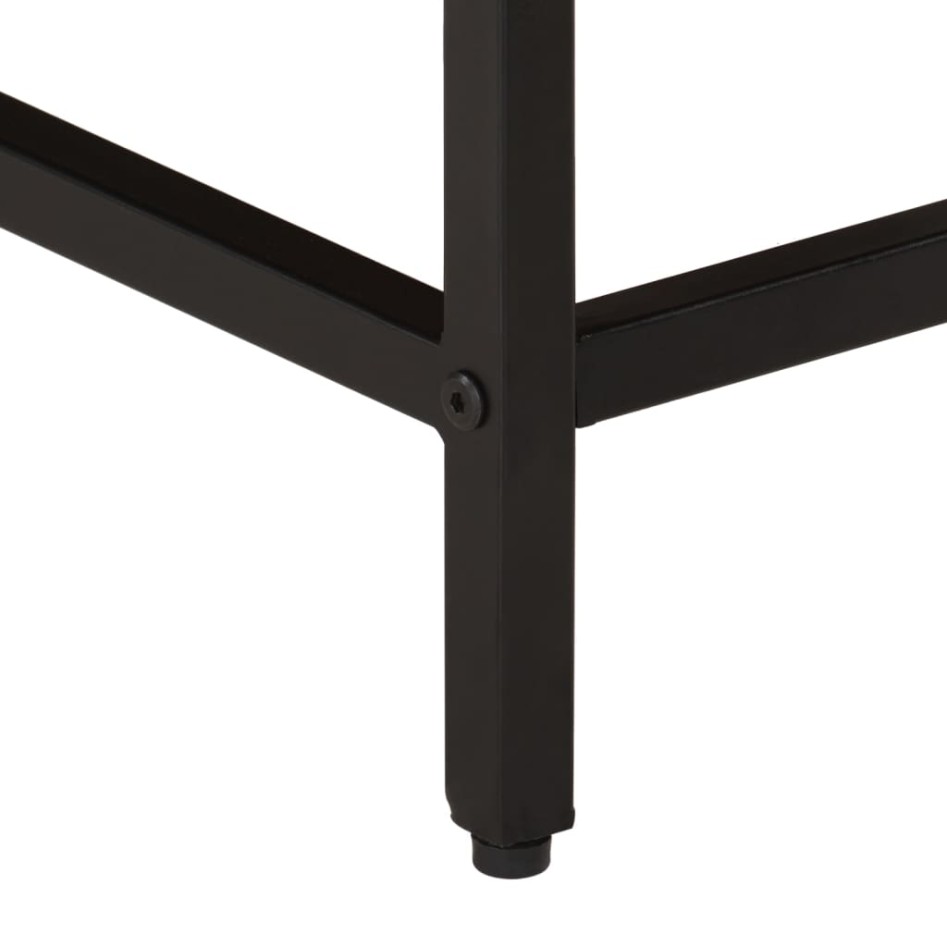 Mesita de noche madera maciza de mango 40x40x45