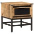 Mesita de noche madera maciza de mango 40x40x45