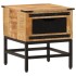 Mesita de noche madera maciza de mango 40x40x45