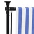 Persiana enrollable exterior tela acero azul blanco 200x270