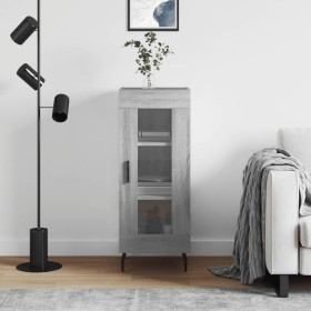 Aparador madera de ingeniería gris Sonoma 34,5x34x90