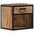 Mesita de noche madera maciza de mango 40x35x40