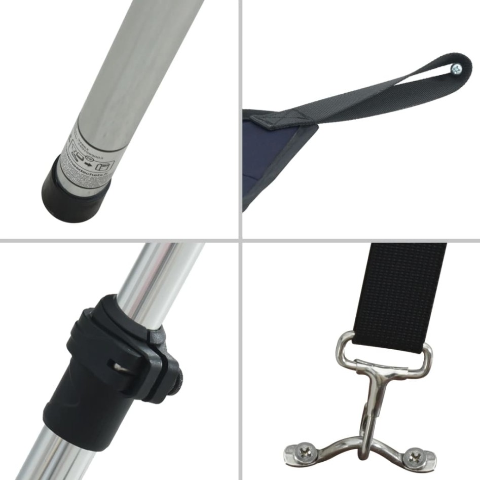 Toldo T-Top extensión azul 170x170x(115-183)