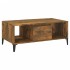 Mesa de centro madera contrachapada roble ahumado 90x50x36,5
