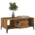 Mesa de centro madera contrachapada roble ahumado 90x50x36,5