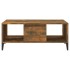 Mesa de centro madera contrachapada roble ahumado 90x50x36,5