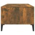 Mesa de centro madera contrachapada roble ahumado 90x50x36,5