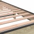 Estructura cama madera ingeniería metal roble Sonoma 90x190