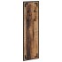 Perchero madera maciza de mango rugosa 35x8x110