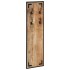 Perchero madera maciza de mango rugosa 35x8x110