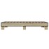Estructura cama madera ingeniería metal roble Sonoma 90x190