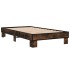 Estructura cama madera ingeniería metal roble humo 100x200