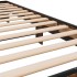 Estructura cama madera ingeniería metal roble humo 100x200
