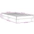 Estructura cama madera ingeniería metal roble humo 100x200