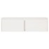 Armarios de pared 2 uds madera maciza pino blanco 60x30x35