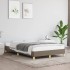 Estructura de cama sin colchón tela gris taupe 120x190