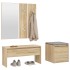 Set de muebles de recibidor madera contrachapada color