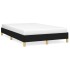 Estructura de cama sin colchón tela negro 120x190