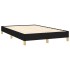 Estructura de cama sin colchón tela negro 120x190