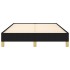 Estructura de cama sin colchón tela negro 120x190