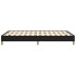 Estructura de cama sin colchón tela negro 120x190