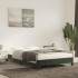 Estructura cama sin colchón terciopelo verde oscuro