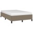 Estructura de cama sin colchón tela gris taupe 120x190