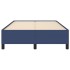 Estructura de cama sin colchón tela azul 120x190