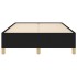 Estructura de cama sin colchón tela negro 120x190