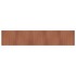 Alfombra rectangular bambú marrón 100x1000