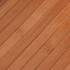 Alfombra rectangular bambú marrón 100x1000