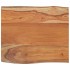Tablero rectangular madera de acacia borde vivo 70x60x2,5