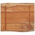 Tablero rectangular madera de acacia borde vivo 70x60x2,5