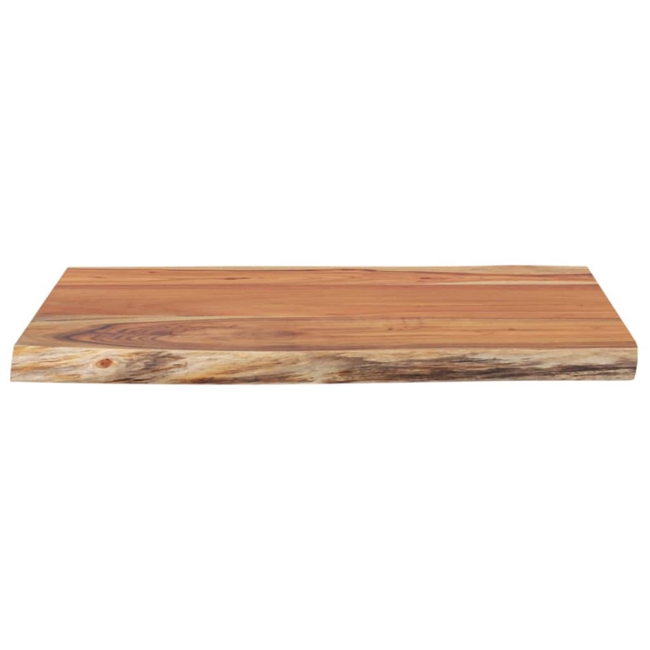 Tablero rectangular madera de acacia borde vivo 70x60x2,5